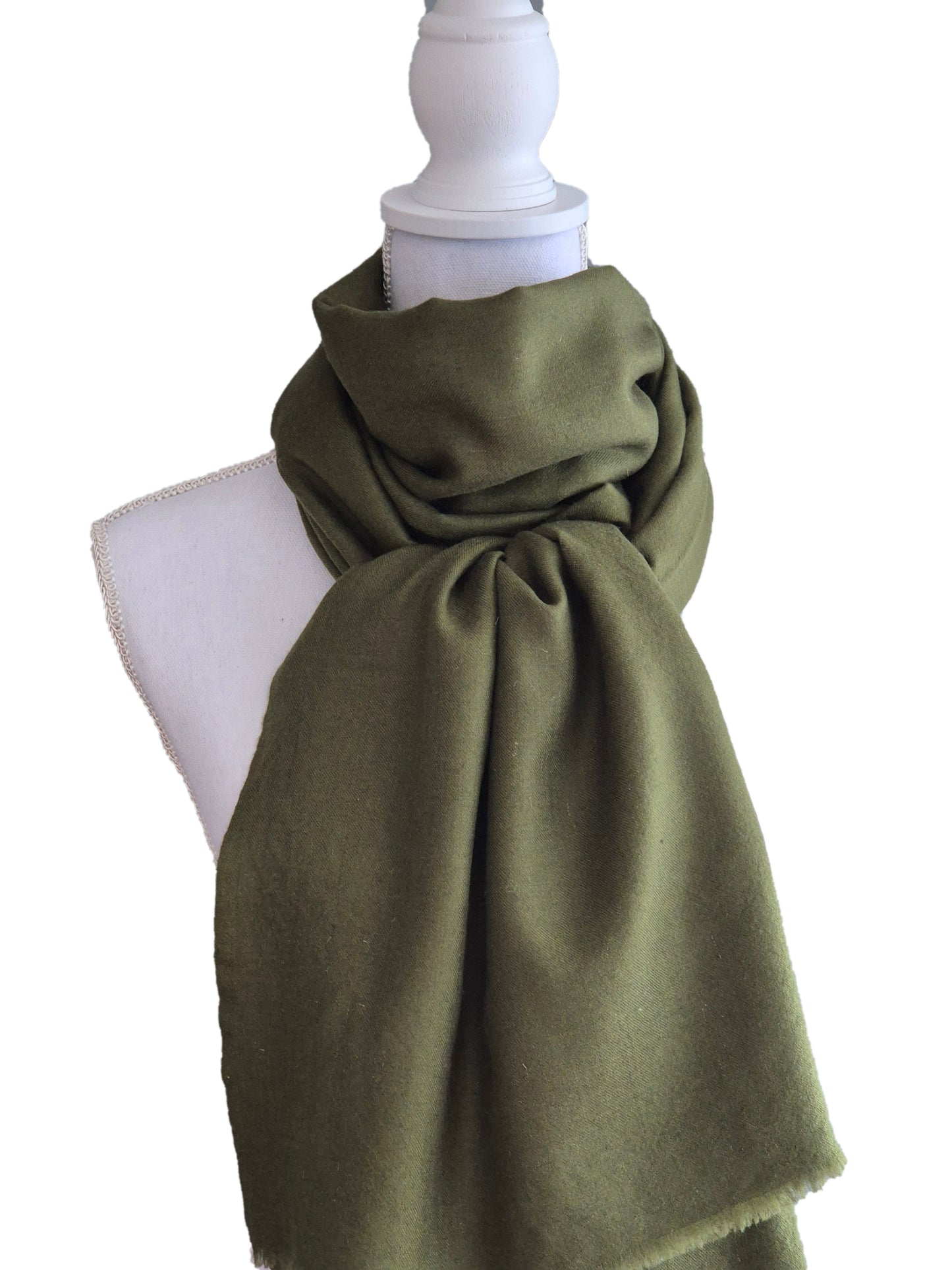 Kashmirschal Army Green M