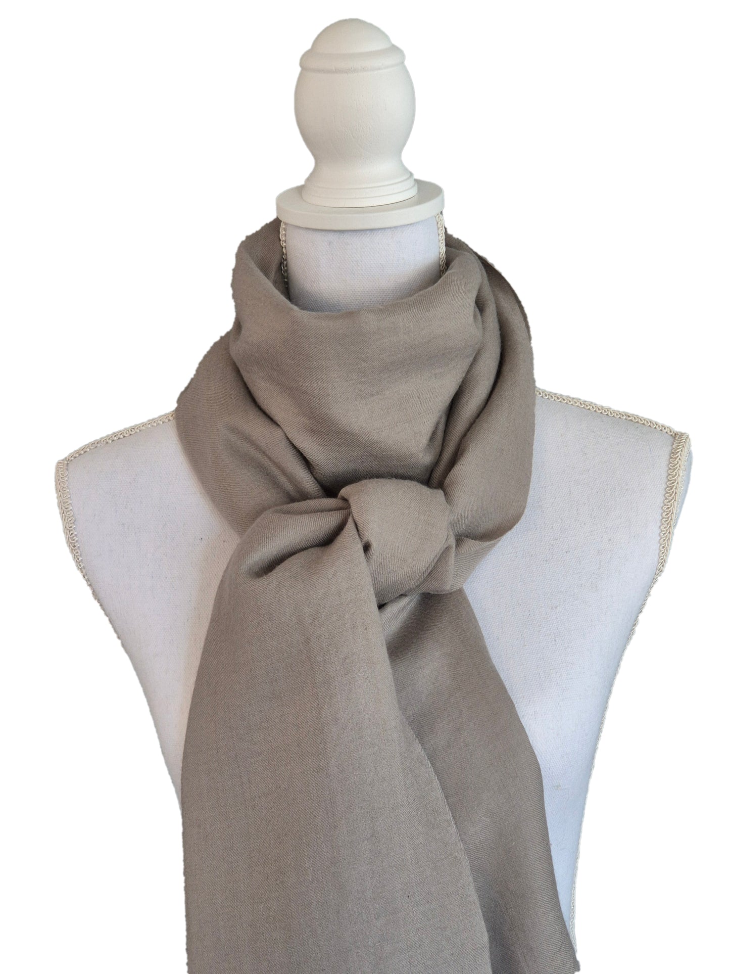 Kashmirschal Light Grey M
