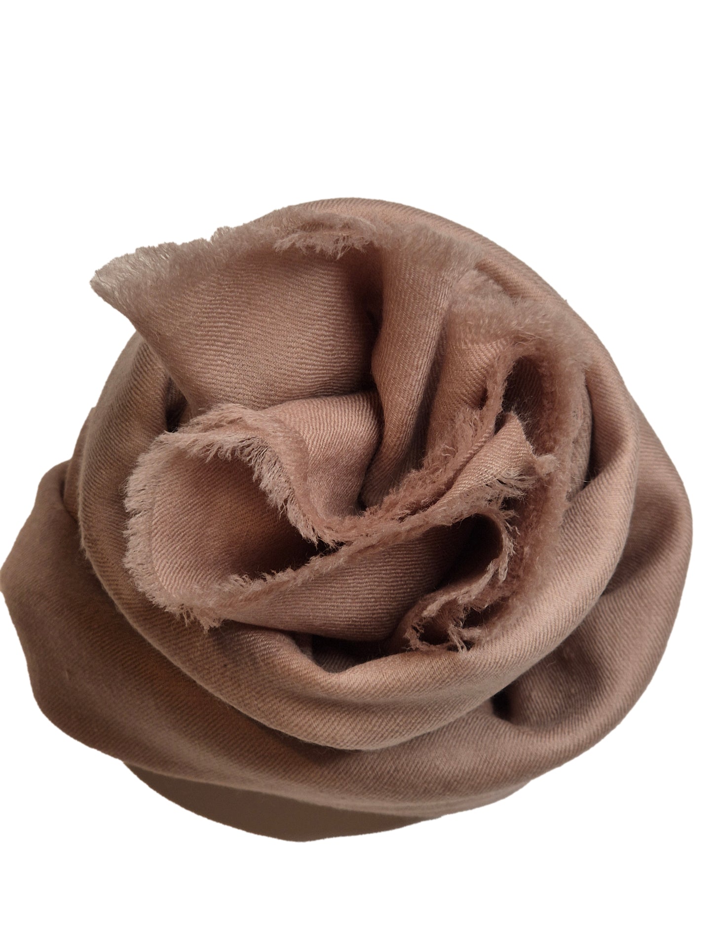 Kashmirschal Taupe Pink M