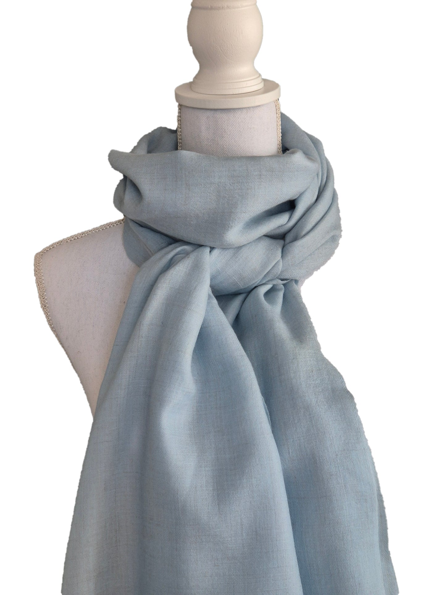 Kashmirschal Light Blue M