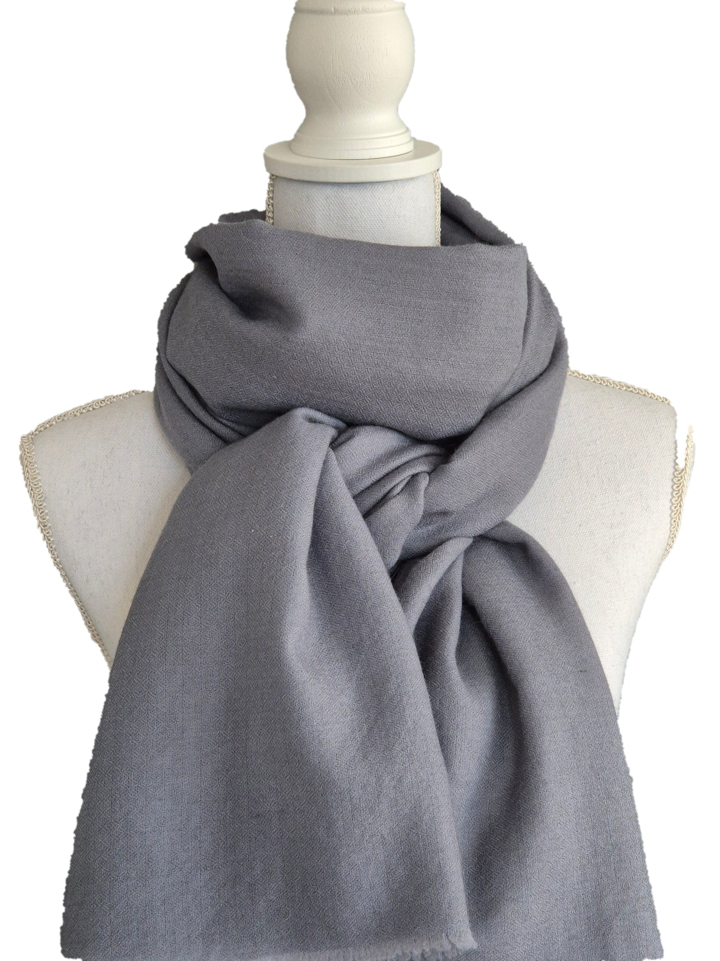 Kashmirschal Dove Blue L