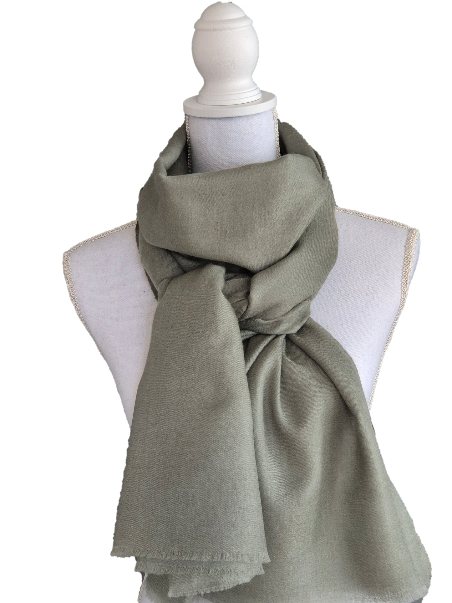 Kashmirschal Dusty Green M