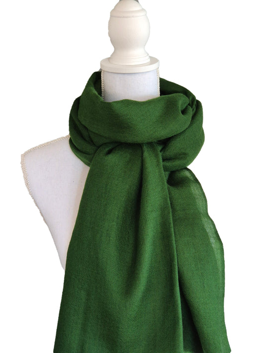 Kashmirschal Forest Green L