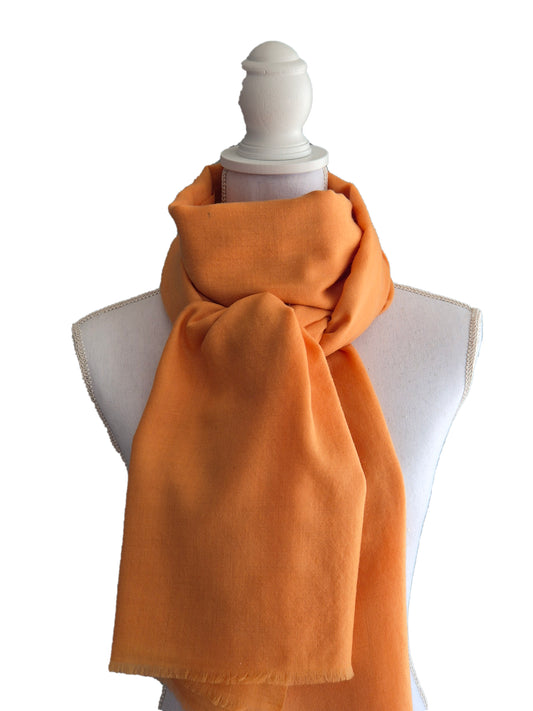 Kashmirschal Light Orange L
