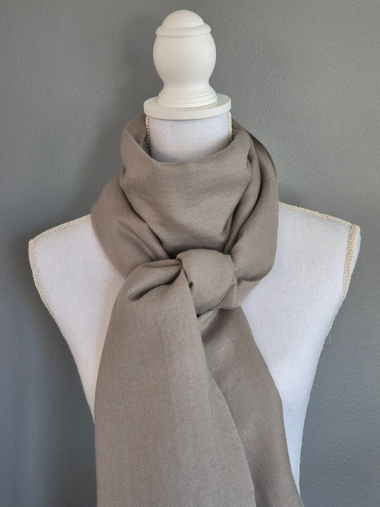 Kashmirschal Light Grey L