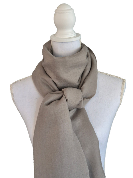 Kashmirschal Light Grey M