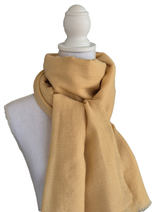 Kashmirschal Light Yellow L