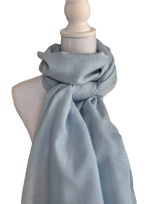 Kashmirschal Light Blue M