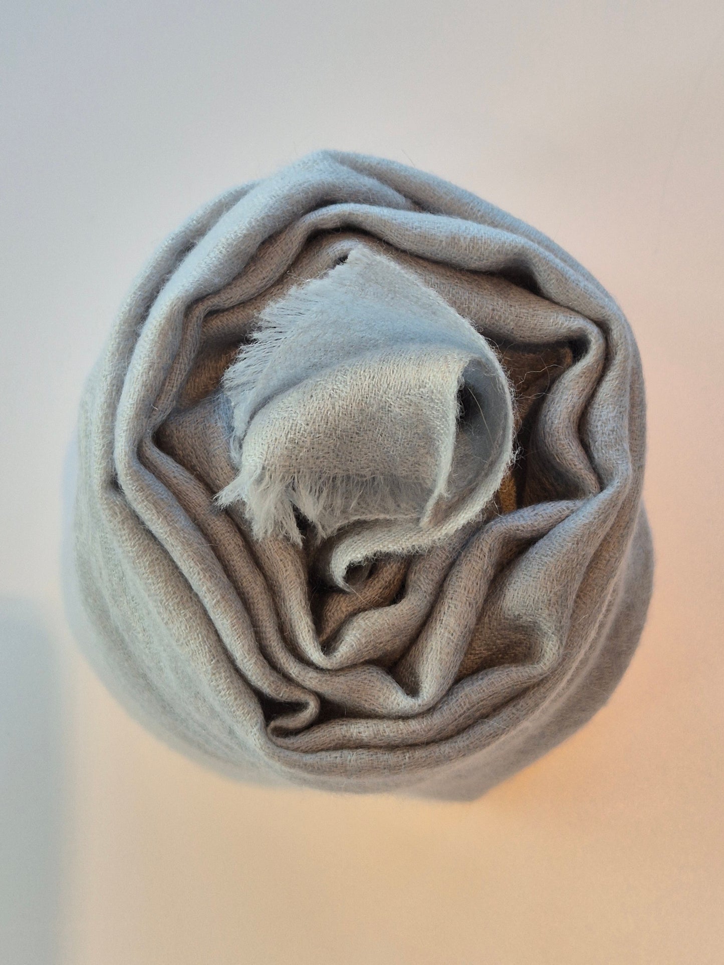 Kashmirschal Light Grey Paisly L