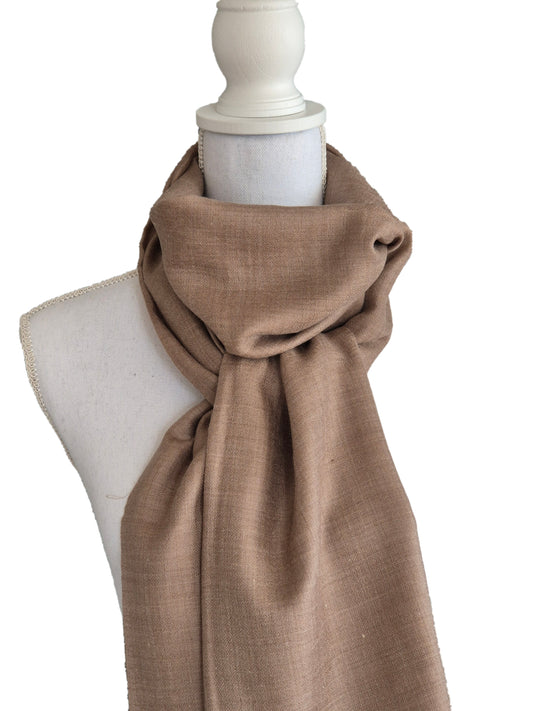 Kashmirschal Natural Beige M