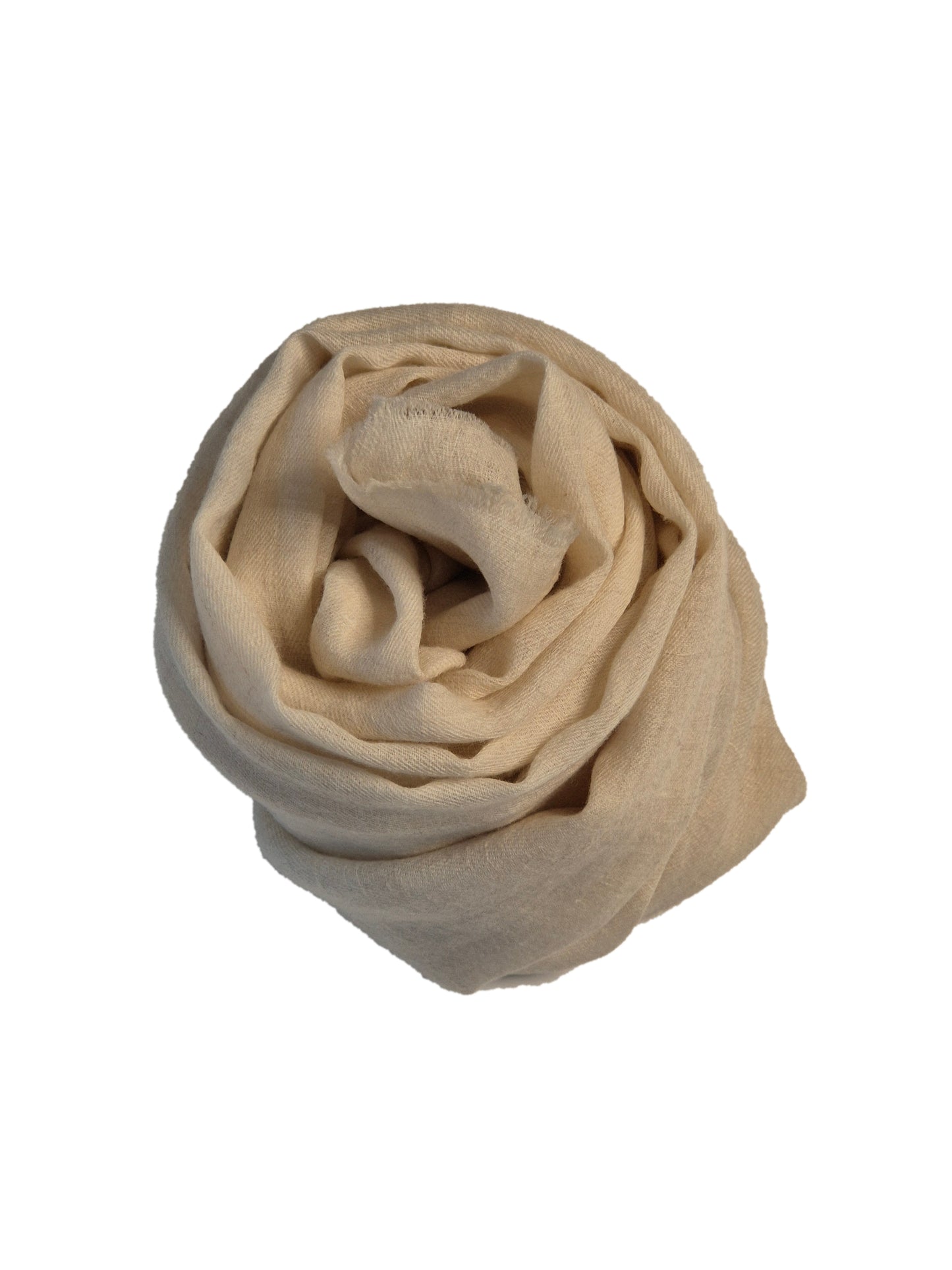 Kashmirschal Natural White L