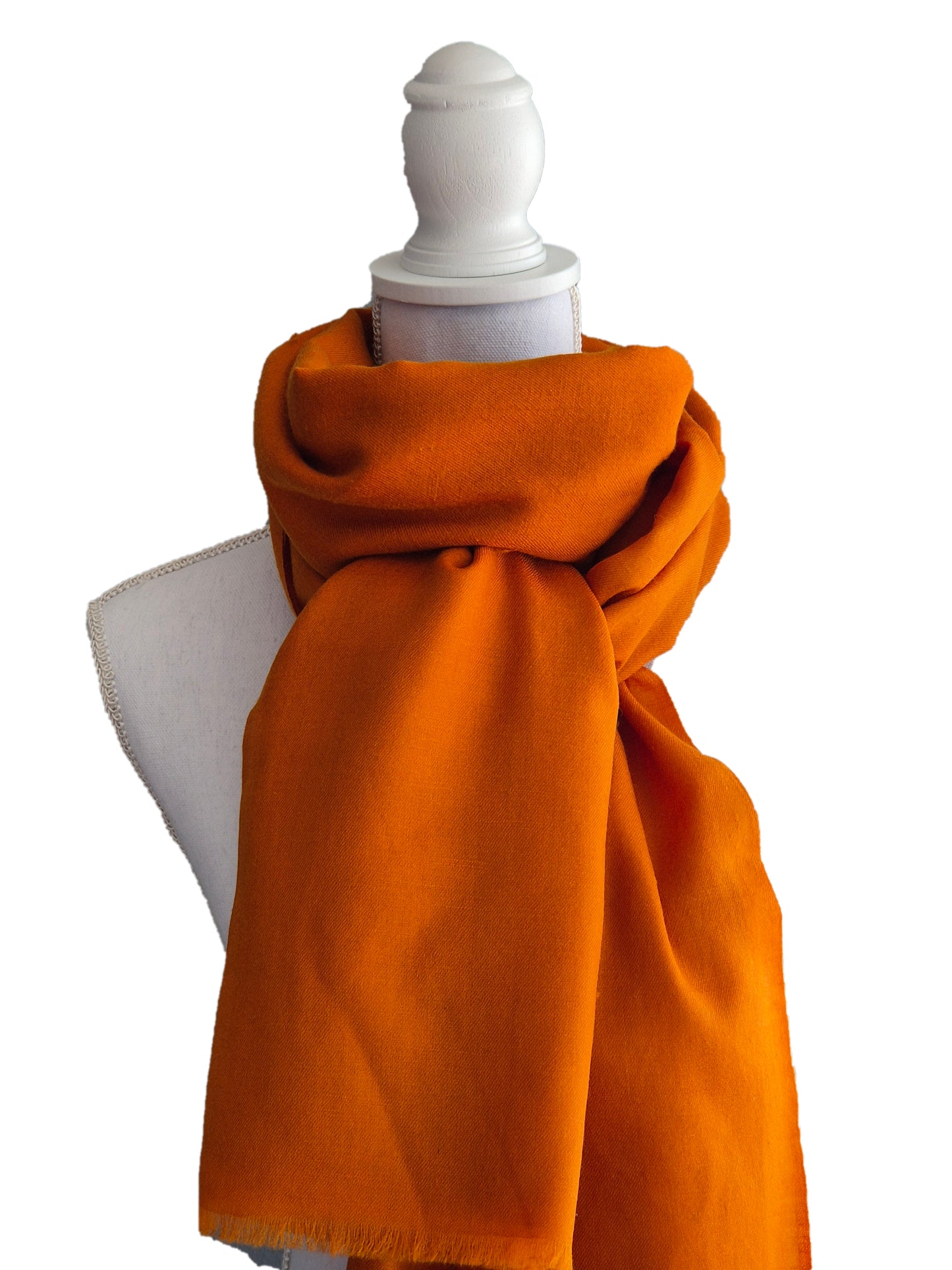 Kashmirschal Orange L