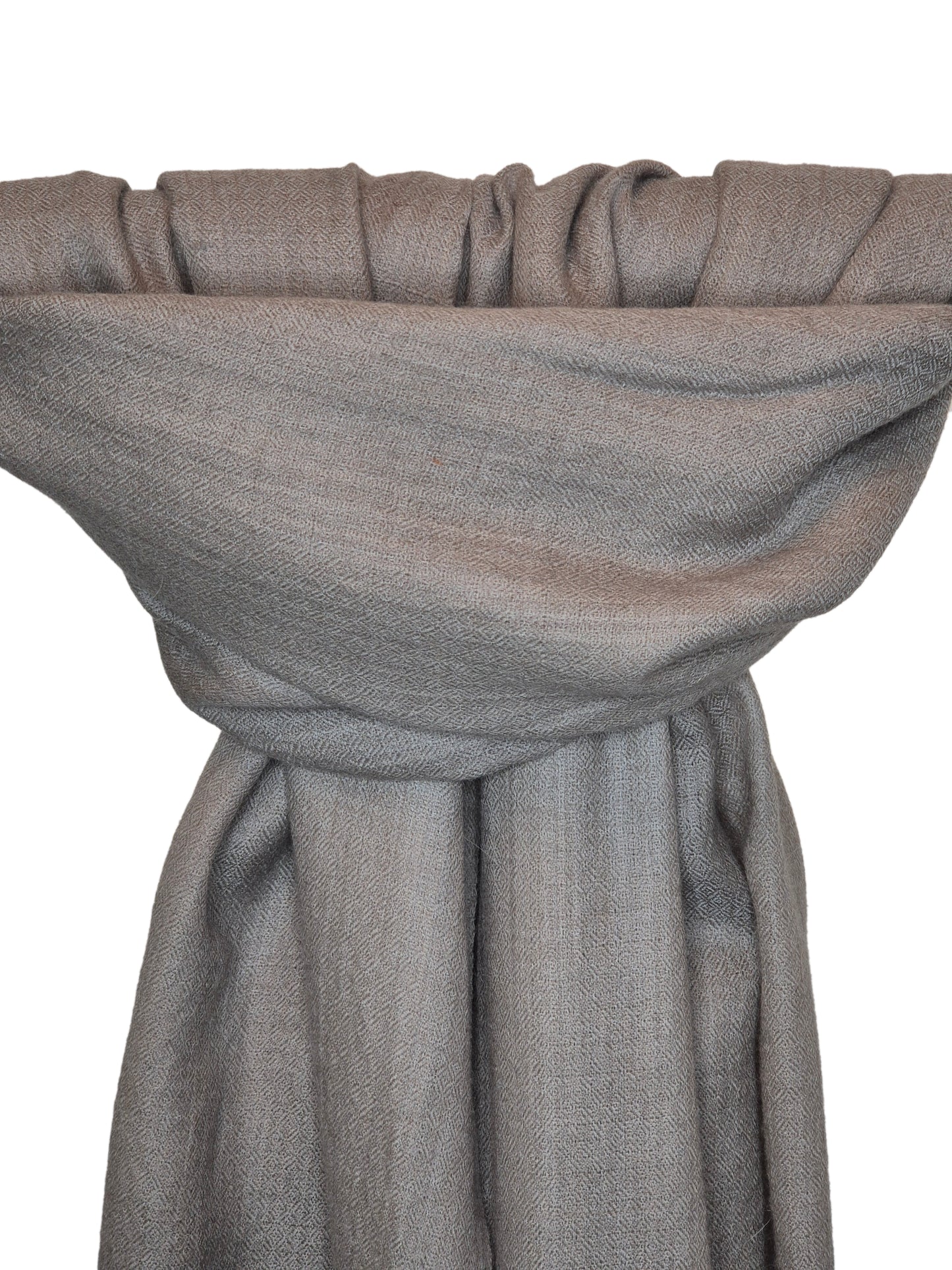 Kashmirschal Taupe Grey L