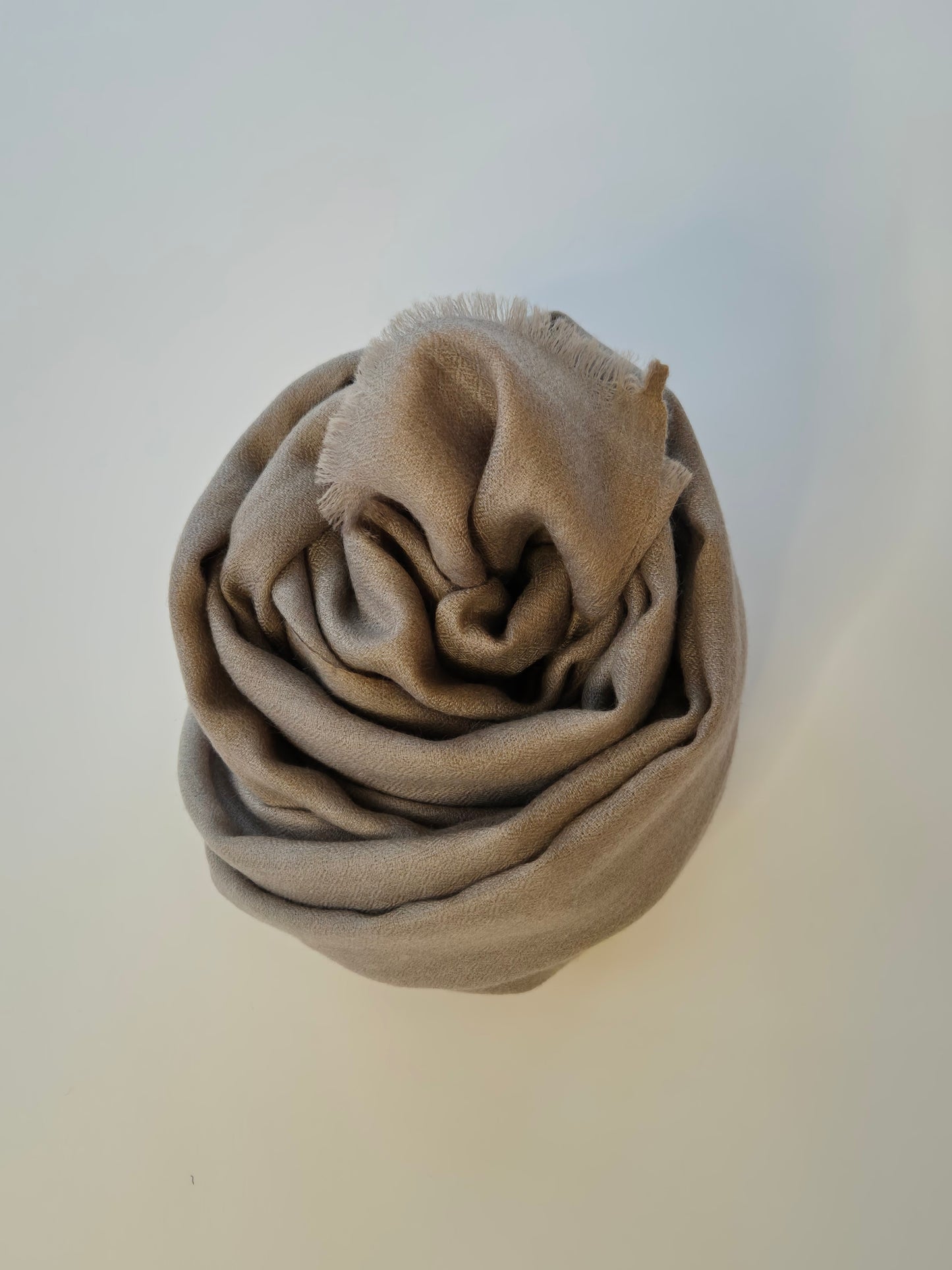 Kashmirschal Taupe Grey L